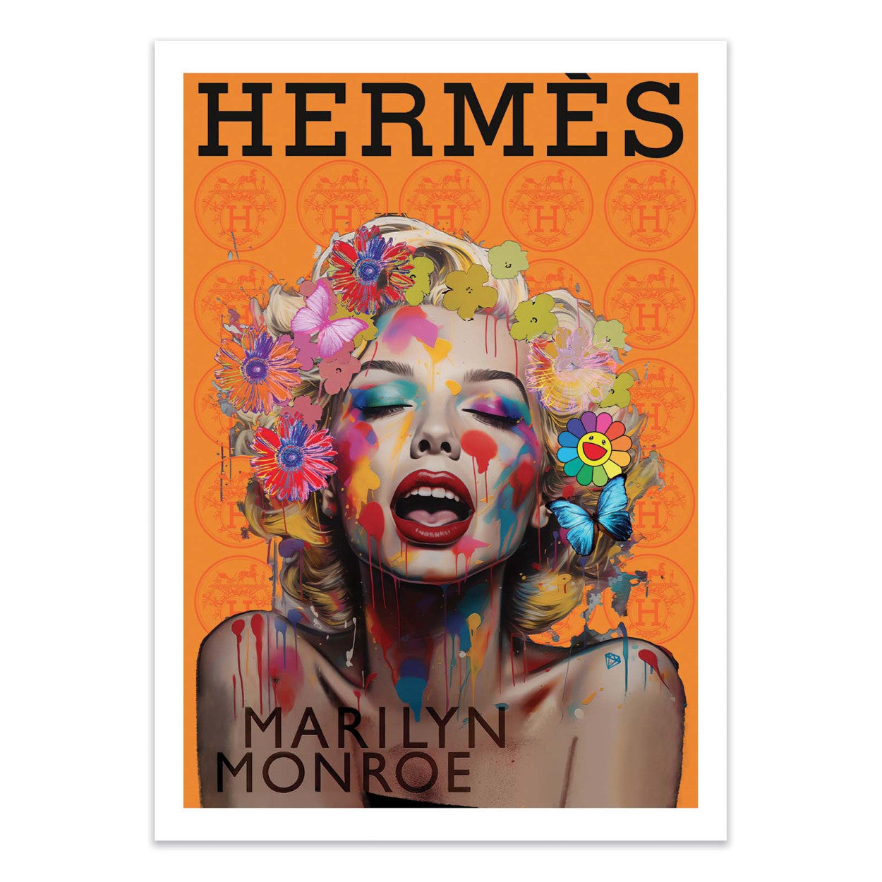 Art-Poster - Marilyn X Hermès - Pablo Costa