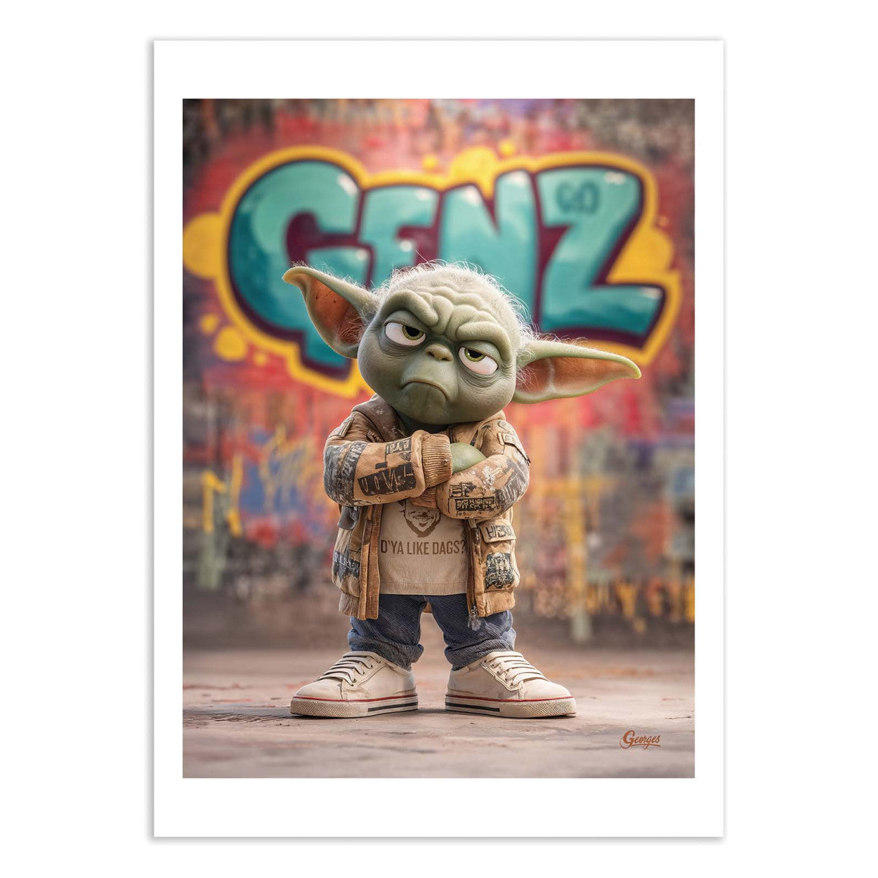 Art-Poster - Yoda Team Z - George