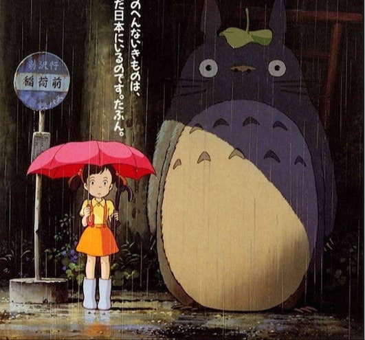 My Neighbor Totoro 24x36 Bus Stop Anime