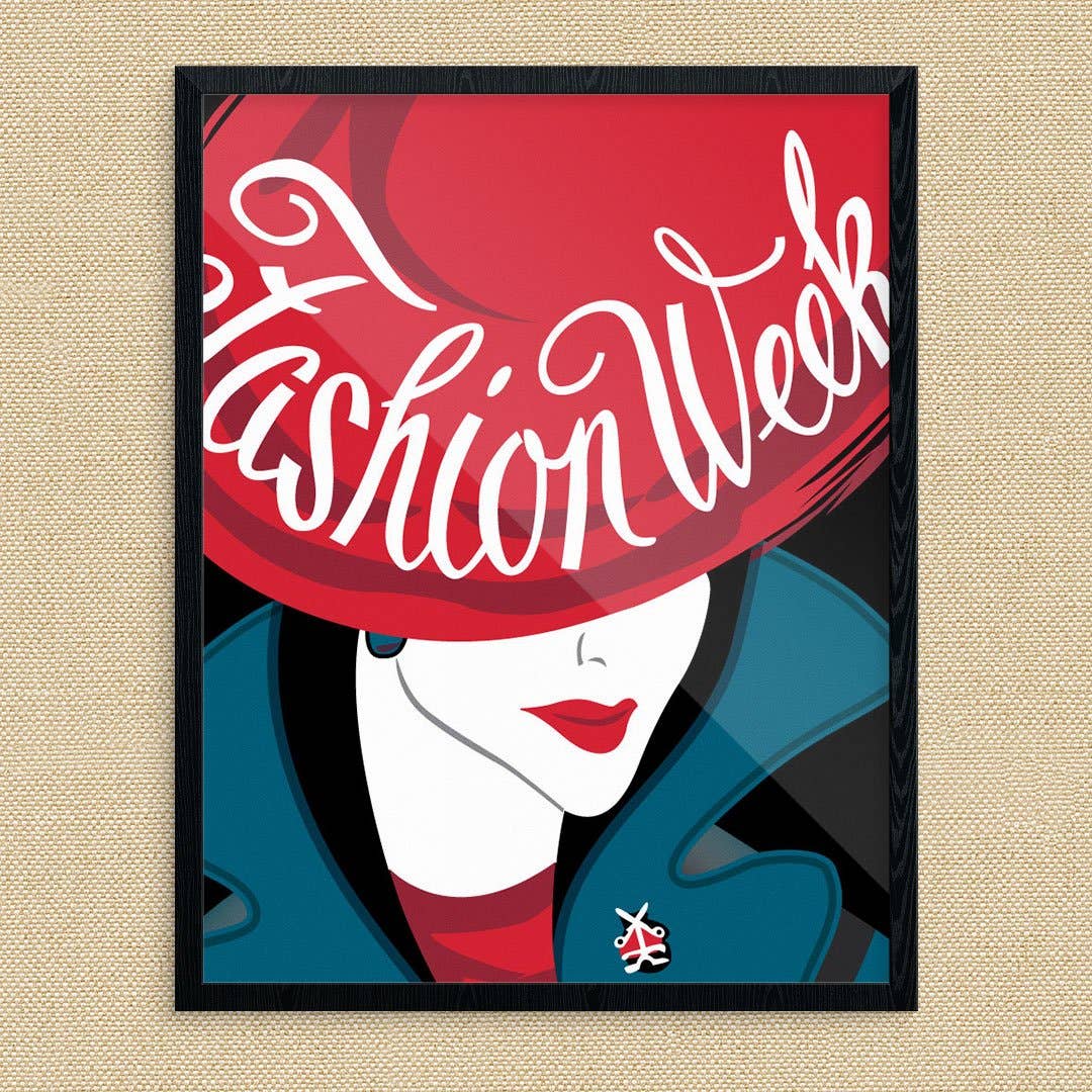 11'' x 14'' Fashion Week Print