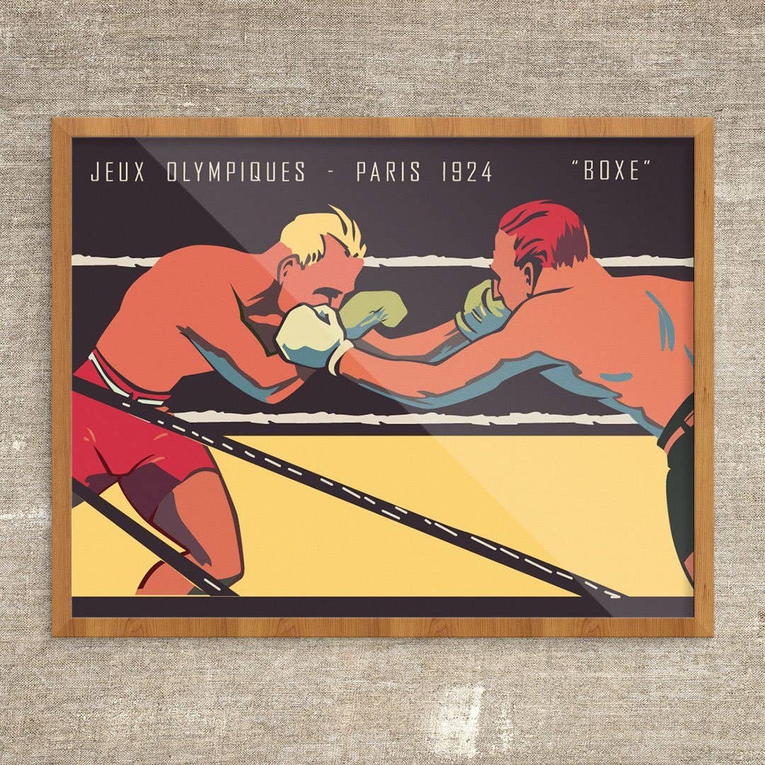 11'' x 14'' Boxing at the 1924 Paris Olympic Games Print