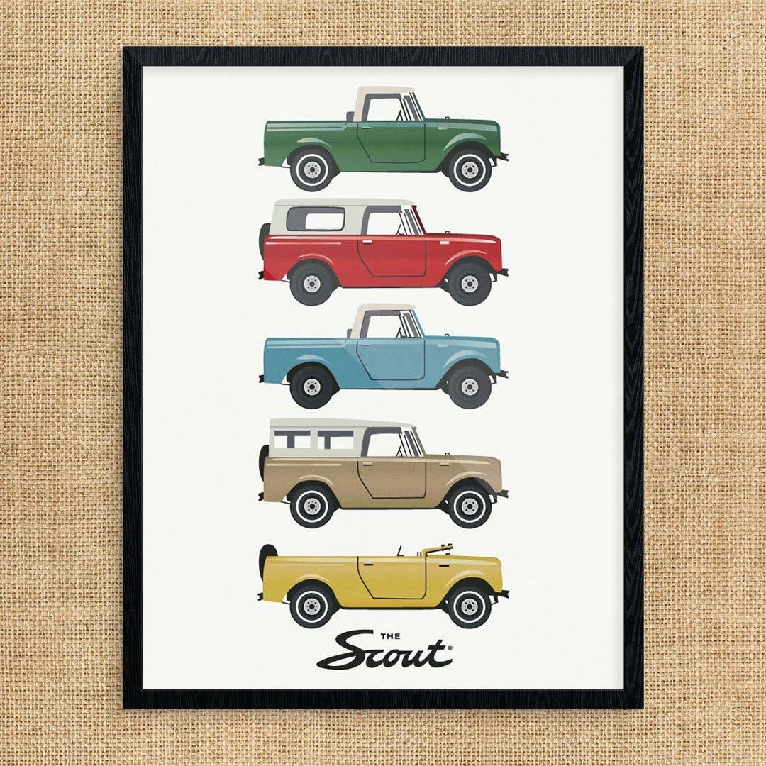 11'' x 14'' International Harvester Scouts Print