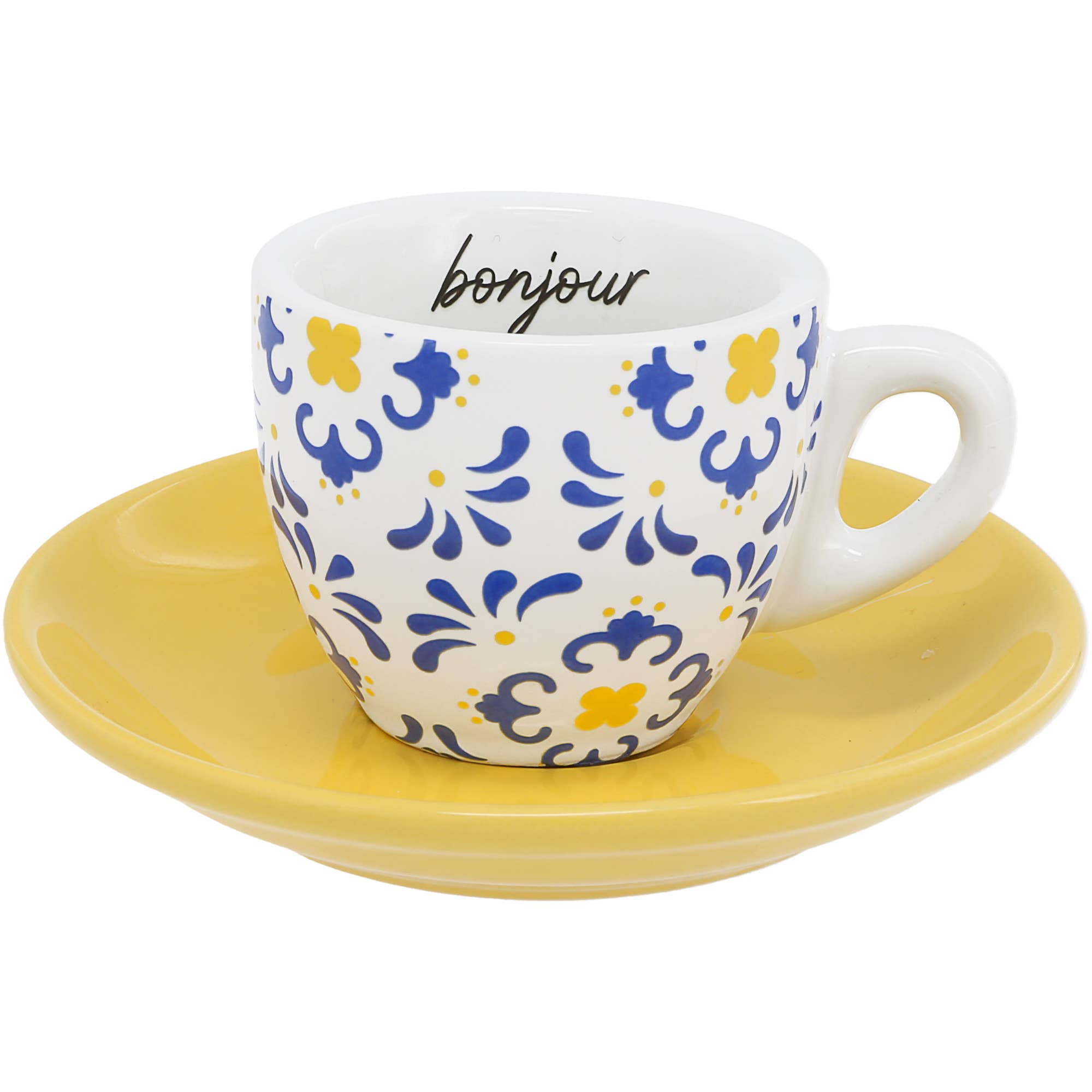 Bonjour - 2.5 oz Espresso Cup and Saucer