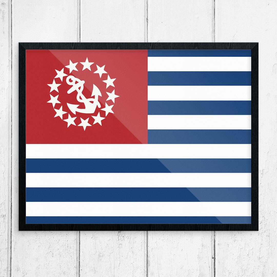 11'' x 14'' US Power Squadron Flag Print
