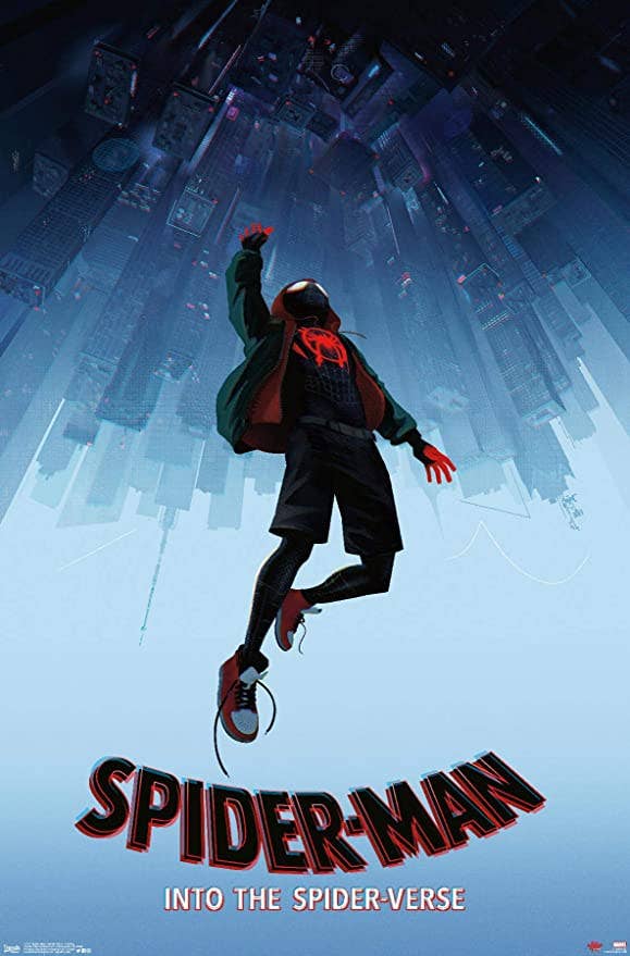 Spider-Man: 24x36 Into the Spider-Verse Jump Movie Poster