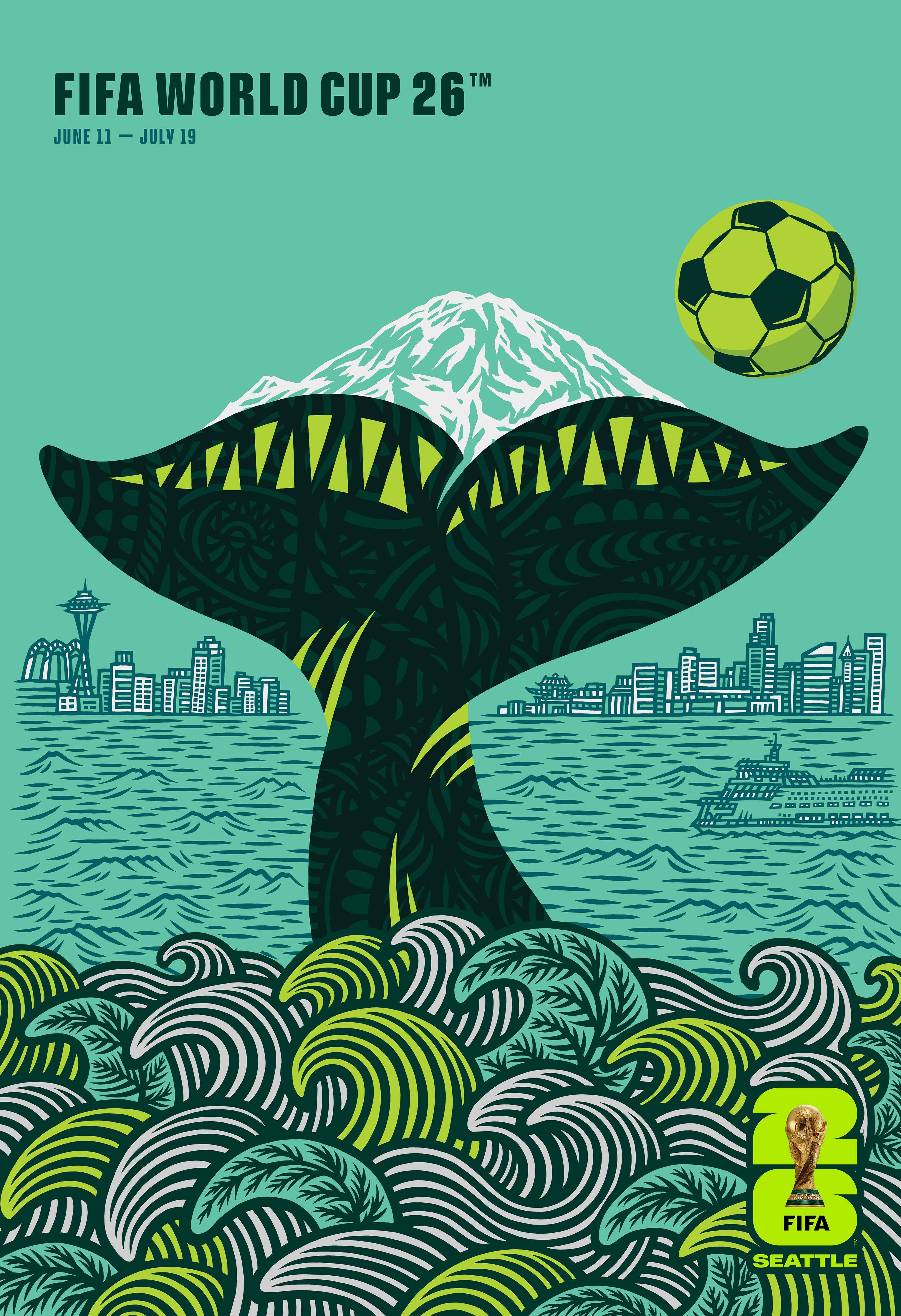 FIFA World Cup 26™ – Seattle Poster (Officially Licensed)