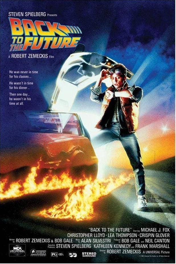 Back To The Future Movie Poster 24X36