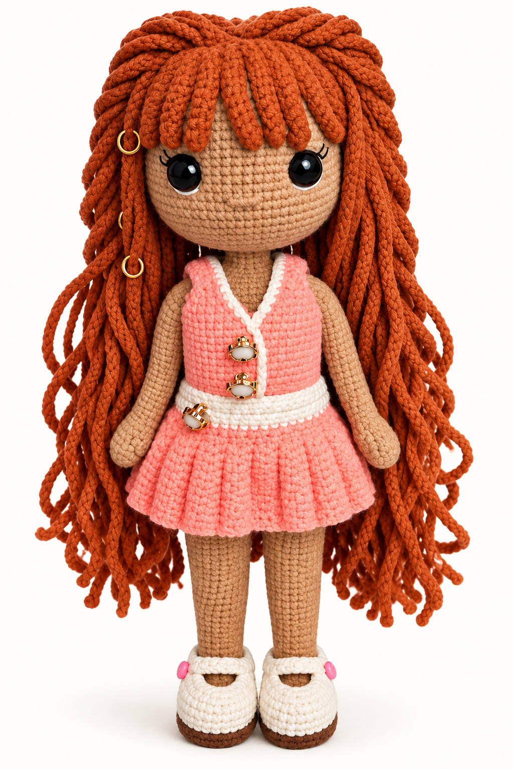 Autumn Rose - Handmade Crochet Doll