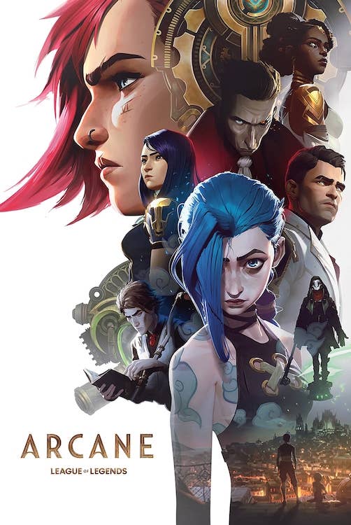 Arcane League Of Legends Anime Poster Size 24X36