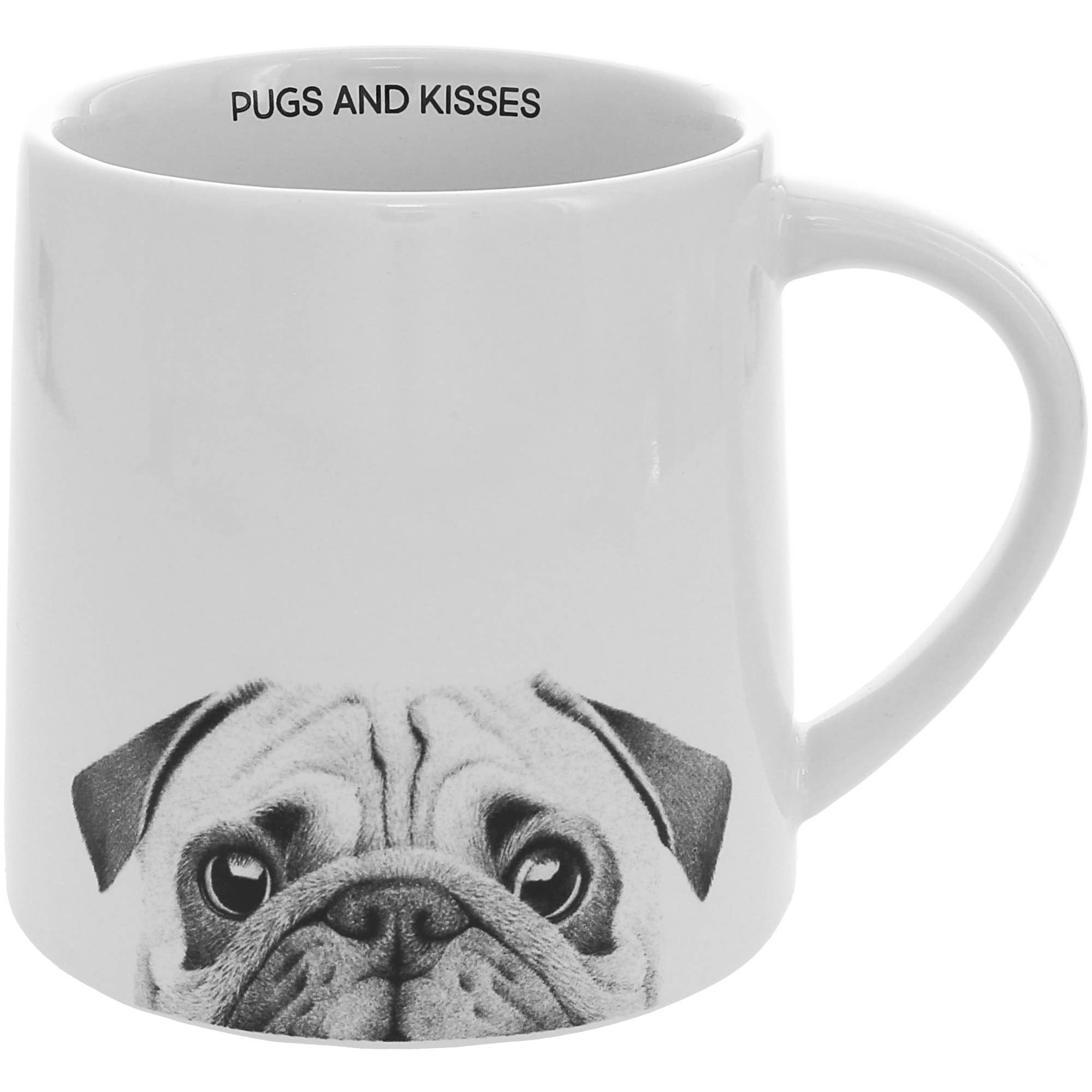 Pugs & Kisses - 17 oz Mug