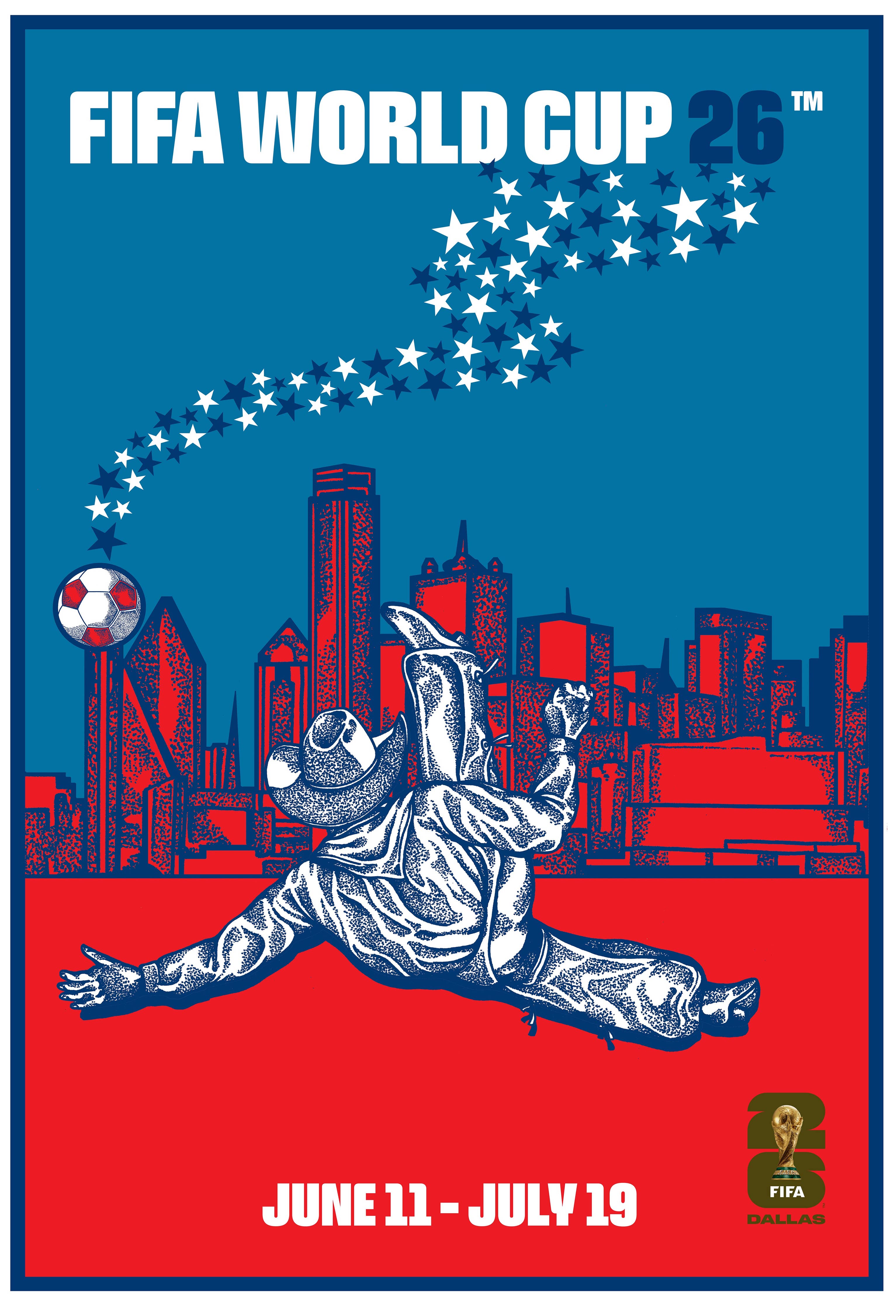 FIFA World Cup 26™ – Dallas Poster (Officially Licensed)