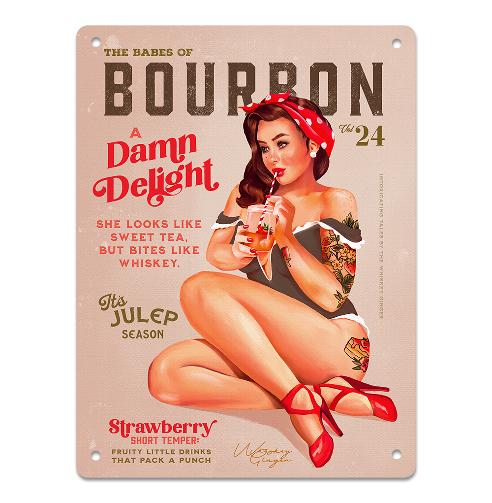 Babes Of Bourbon Vol. 24: Sexy Vintage Whiskey Pinup Art