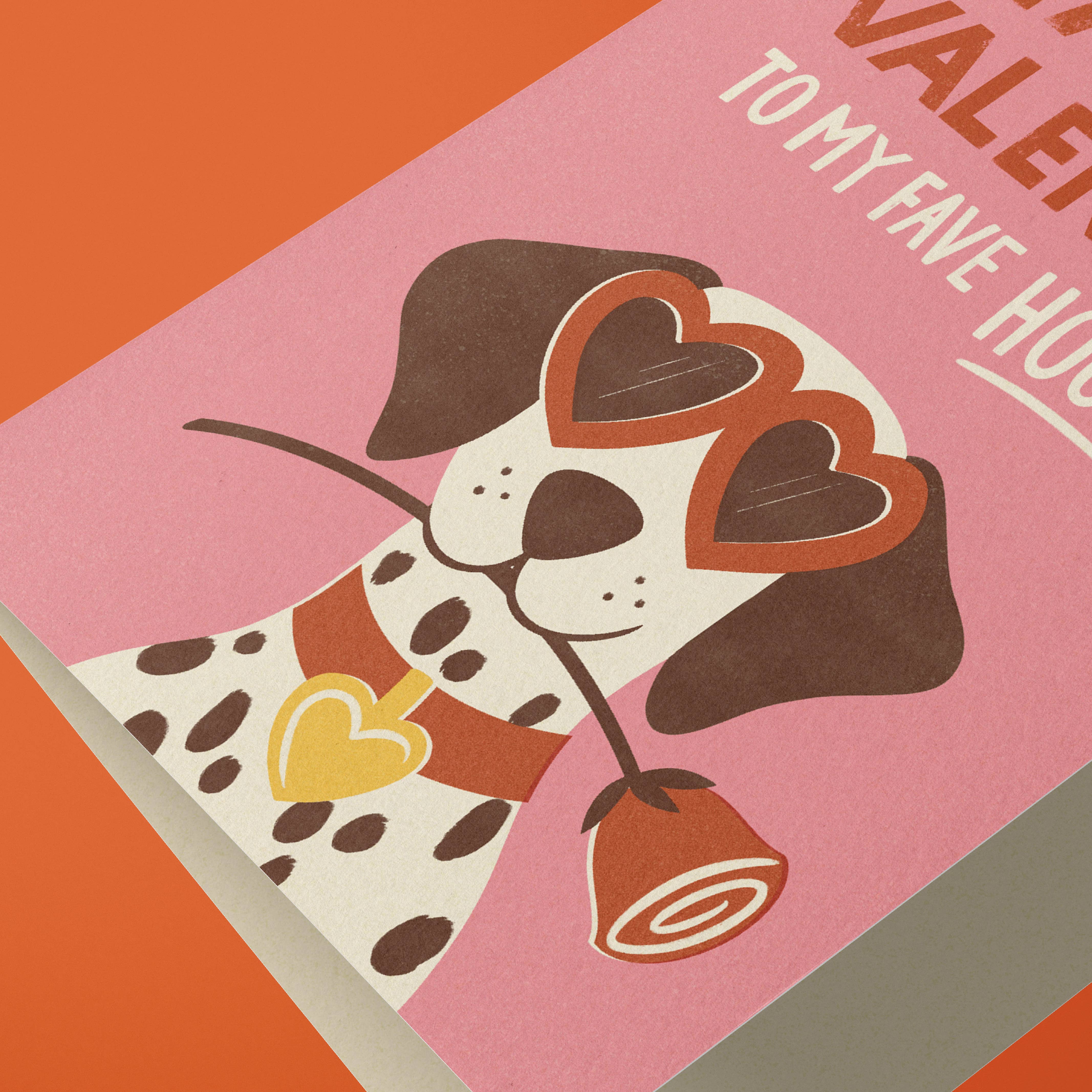 Valentines Dog | Funny Romantic Dalmatian Love Greeting Card