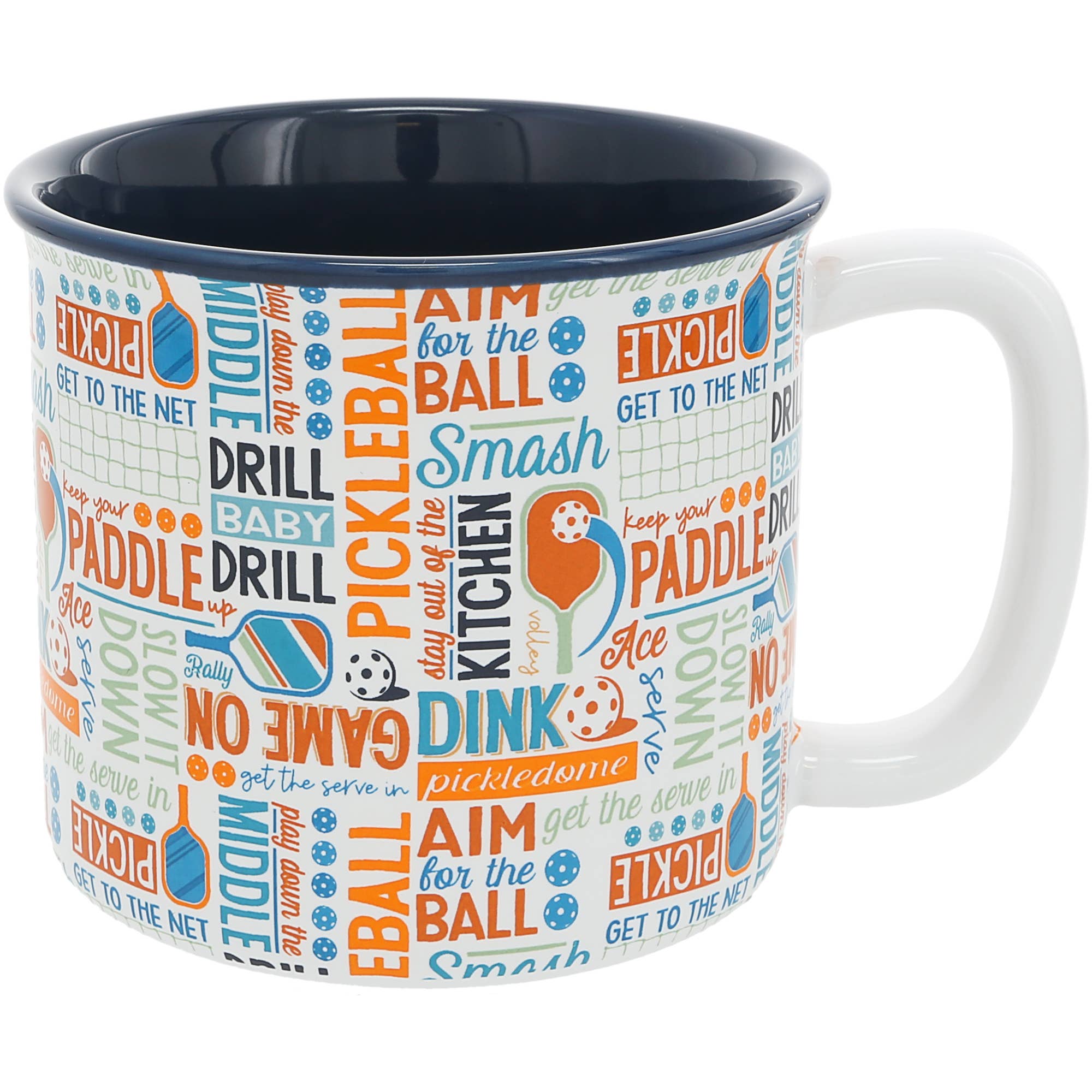 Pickleball Word Splash  - 18 oz Mug