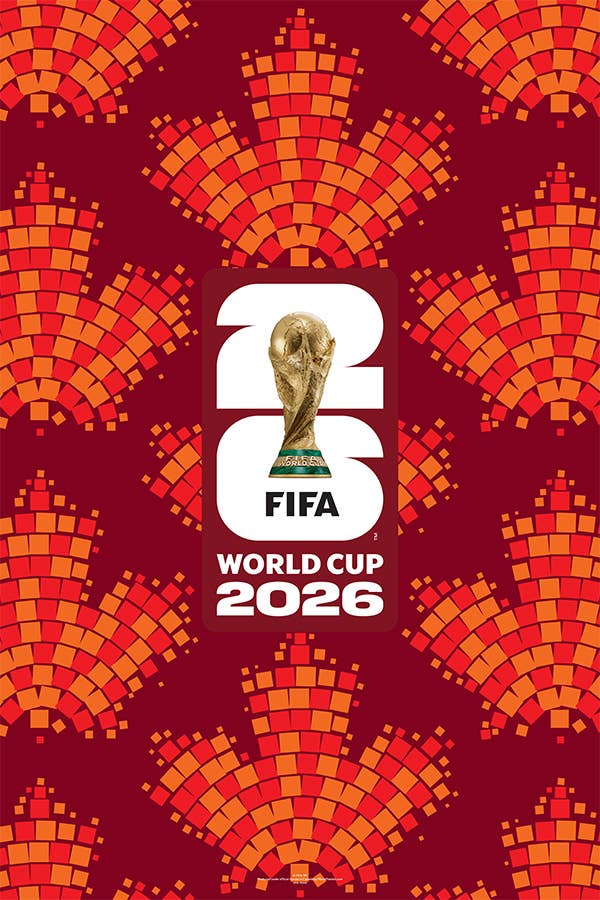 FIFA World Cup 26™ – Canada Poster (Officially Licensed)
