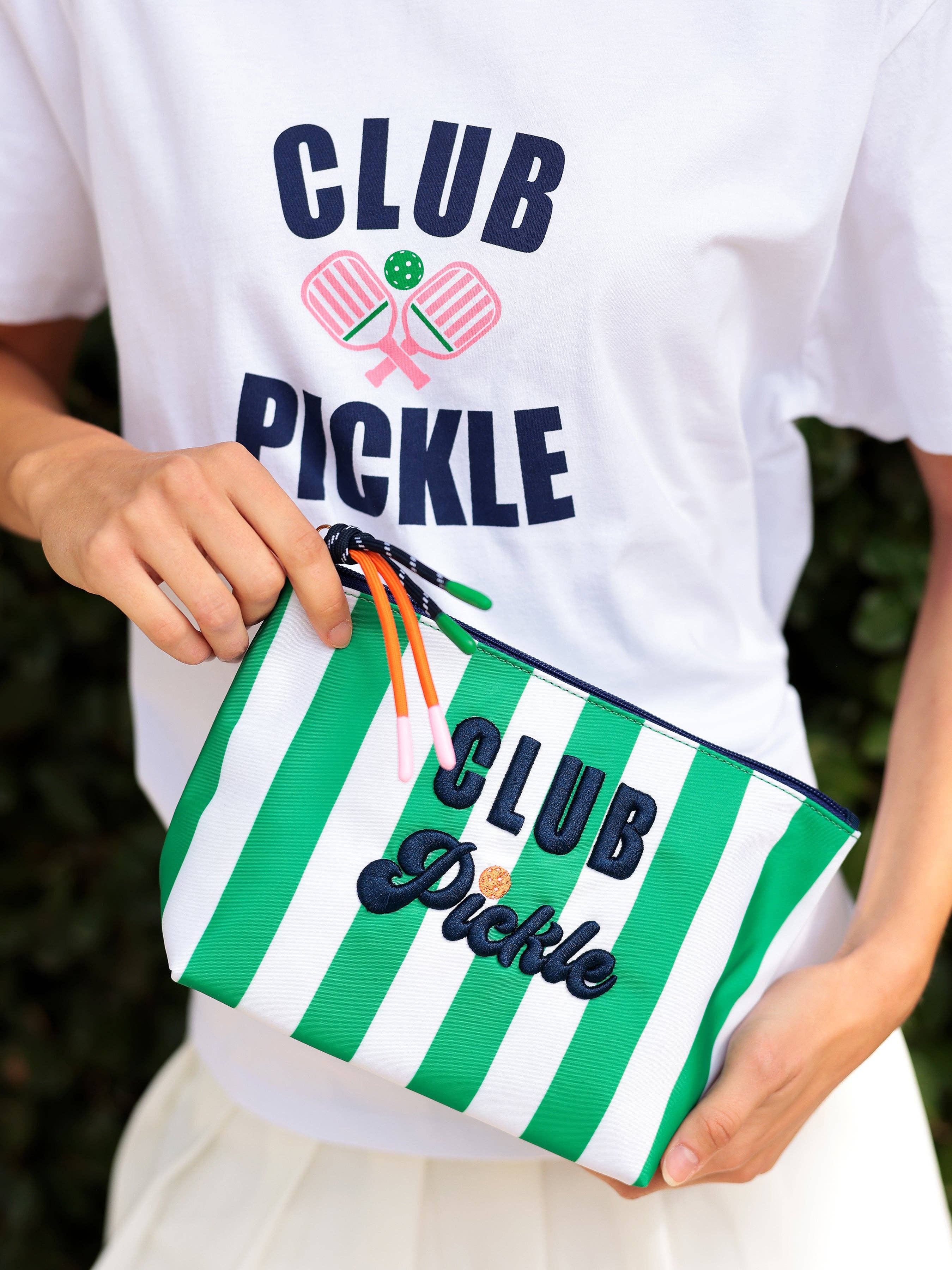 Shiraleah Club Pickle Zip Pouch
