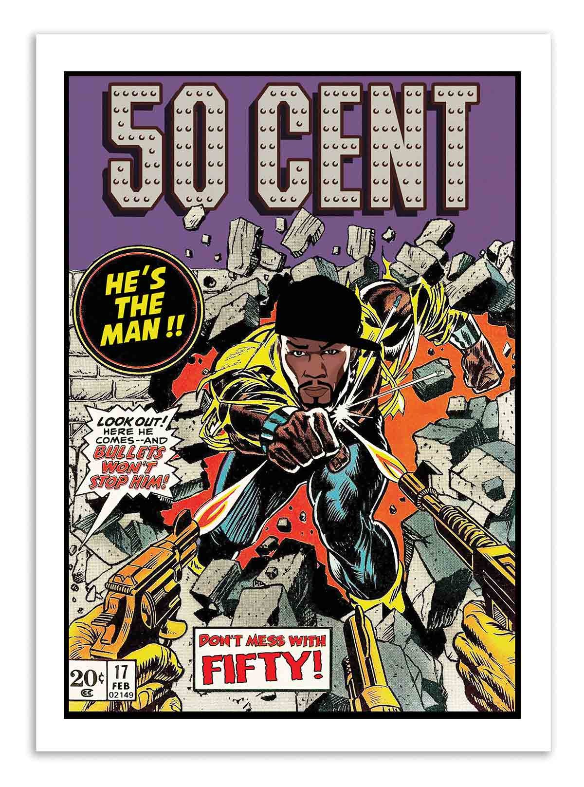 Art Poster - 50 Cent Comics - David Redon