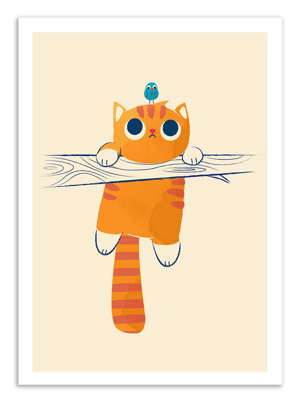 Affiche - Fat cat, little bird - Jay Fleck