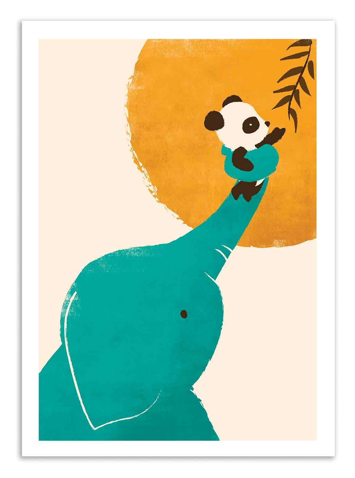 Affiche - Panda's little helper - Jay Fleck