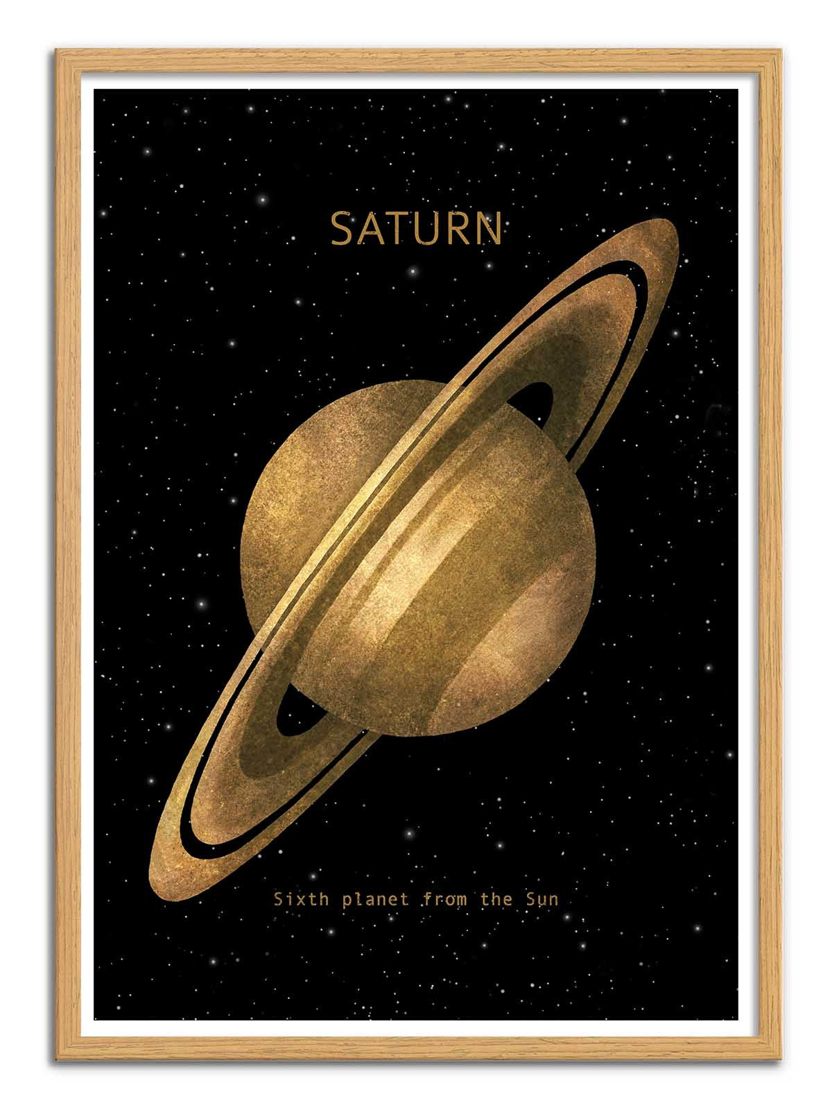 Art Poster - Saturn - Terry Fan