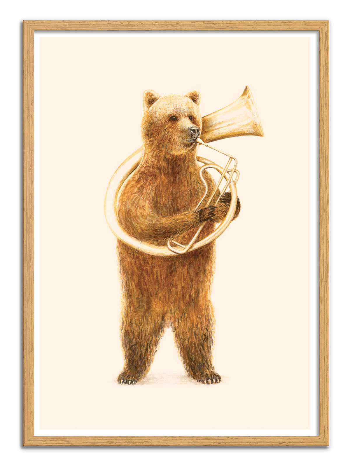 Art Poster  - The bear and it's Helicon - Florent Bodart