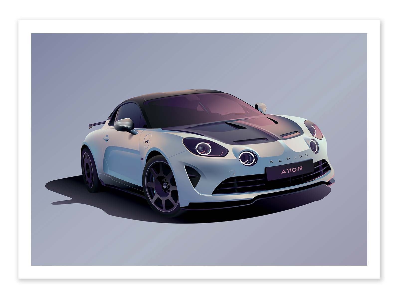 Art Poster - Alpine A 110 R - Artmoric