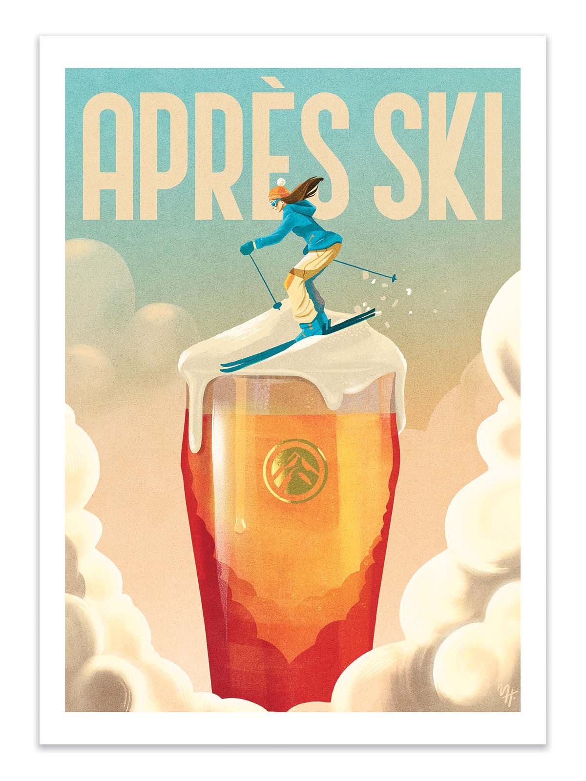 Art Print  - Après Ski Version2 - Mark Harrison