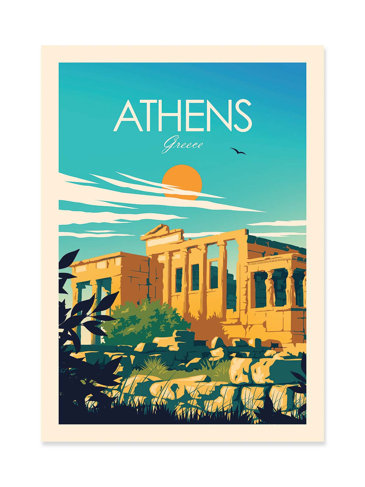 Art Poster - Athens - Studio Inception