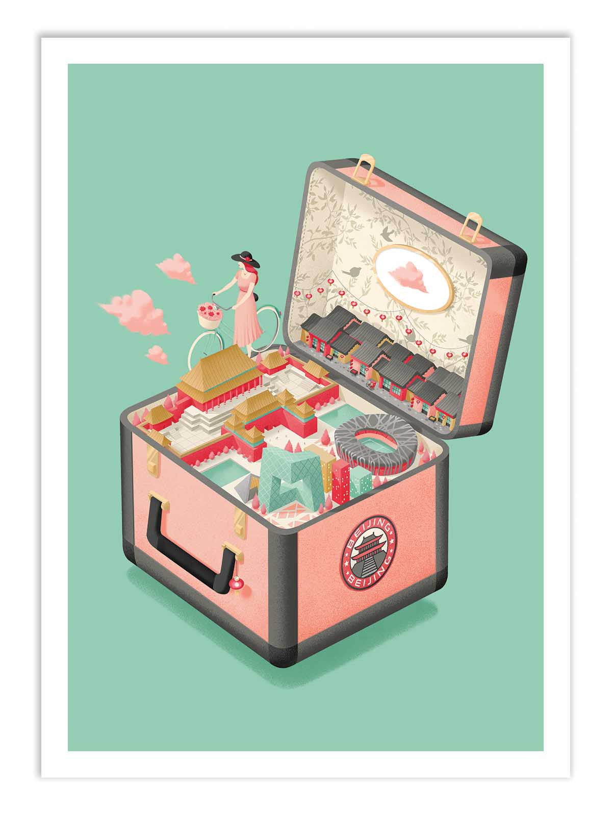 Art Poster - Beijing - Andrea de Santis