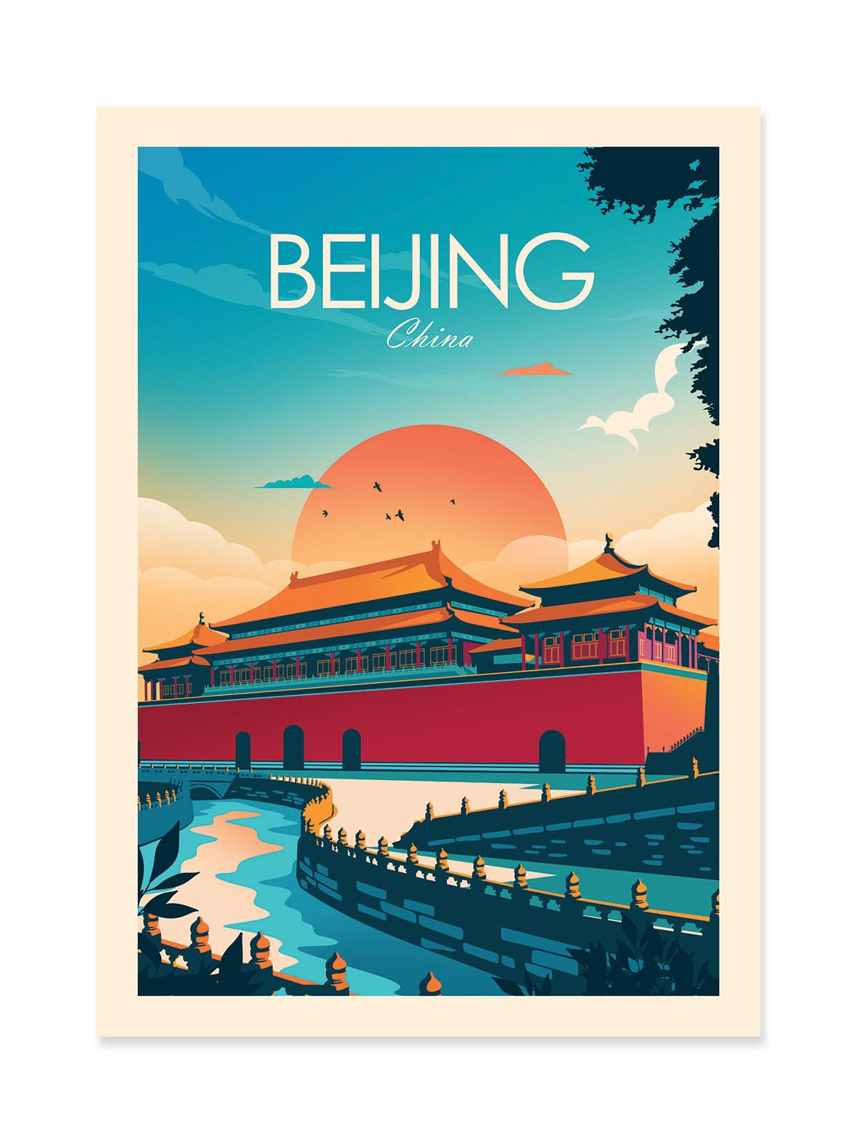 Art Poster - Beijing China - Studio Inception