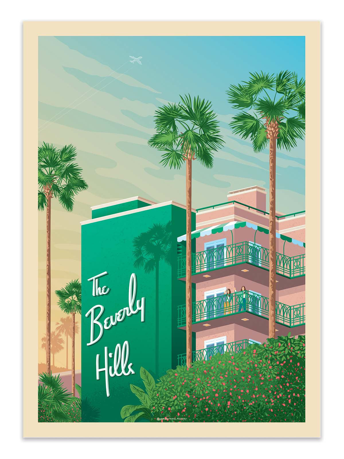 Art Poster - Palm Spring II - Olahoop Travel Posters