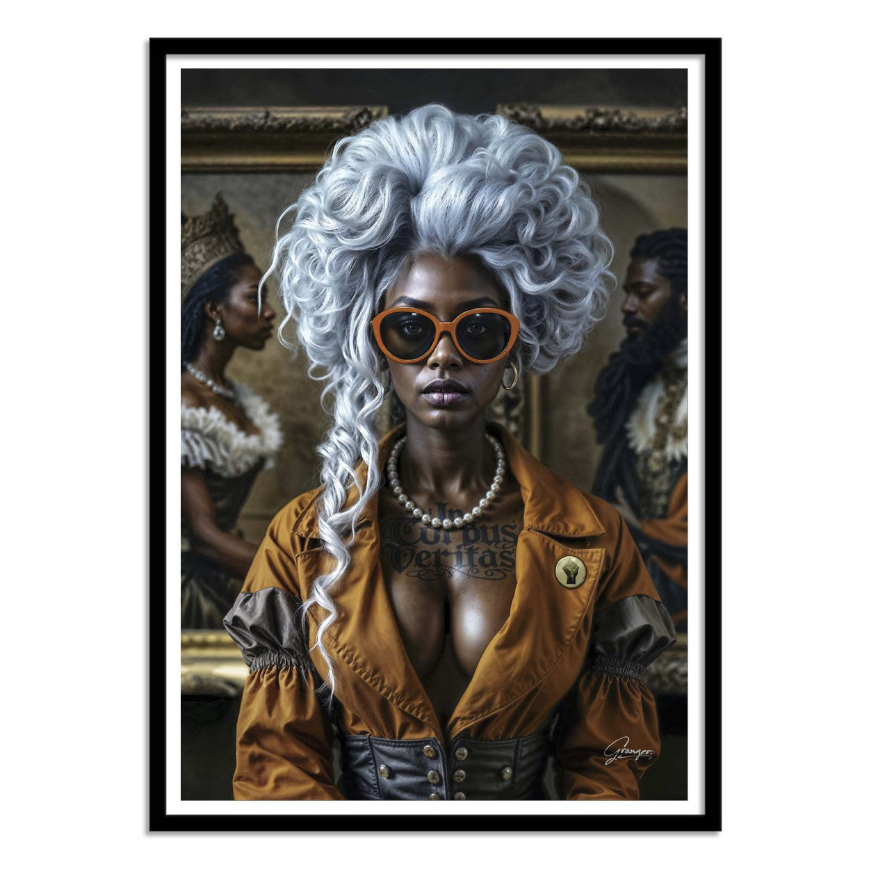 Art-Poster - Black queen - Alexandre Granger