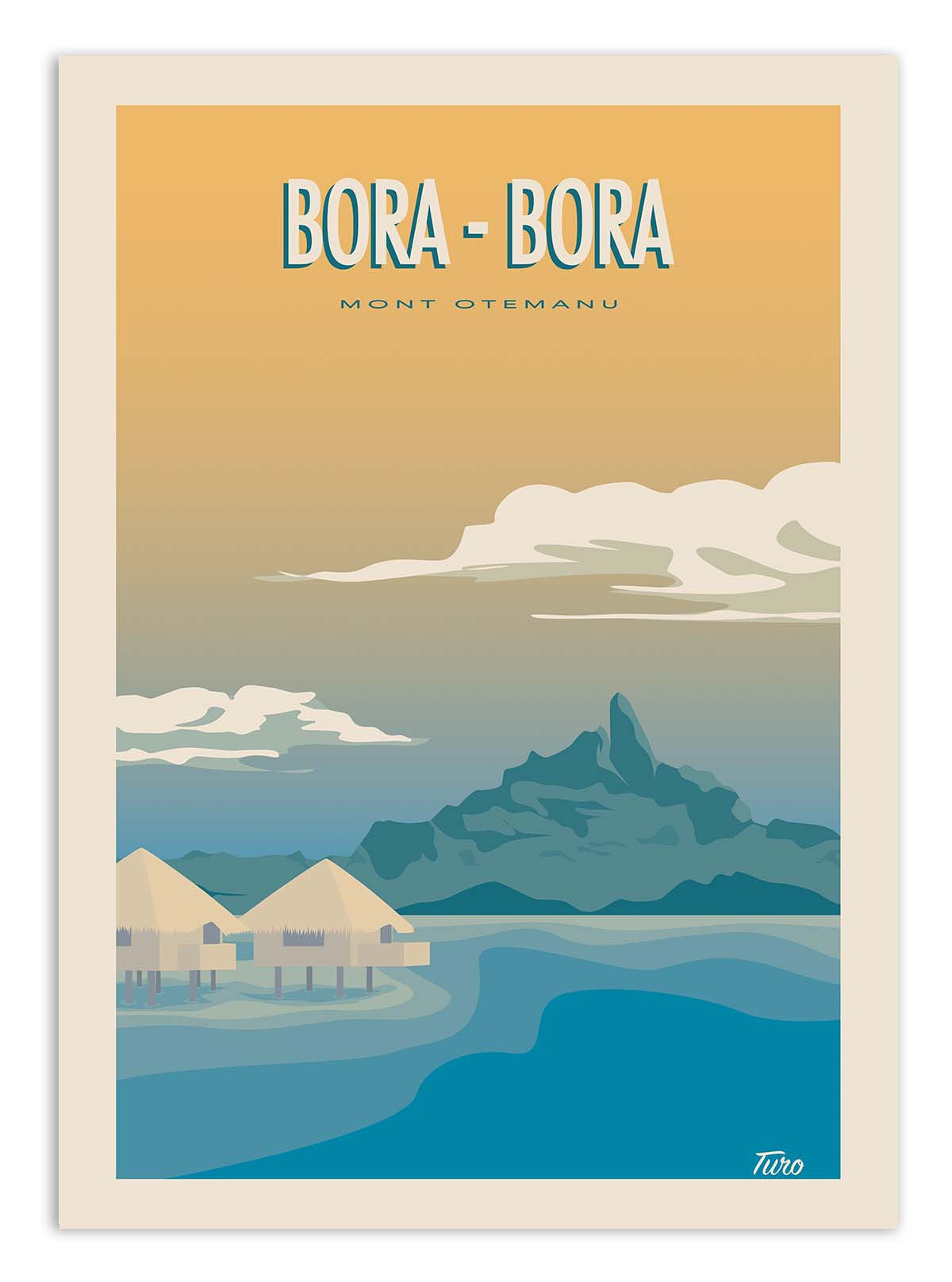 Art Poster - Bora Bora - Turo