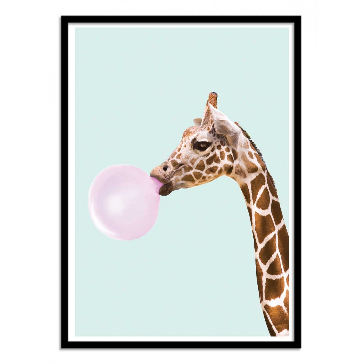 Expand  Art-Poster - Bubblegum Giraffe - Paul Fuentes