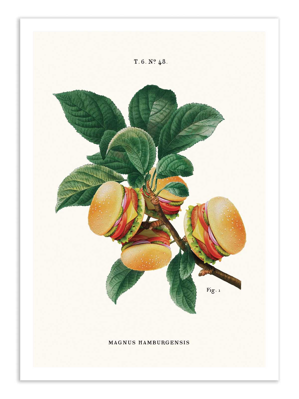 Affiche - Burger Plant - Jonas Loose