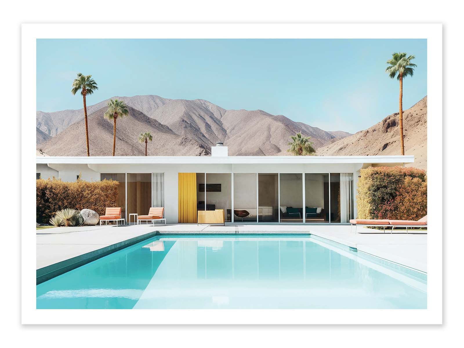 Affiche - California Palm Springs - Philippe Hugonnard