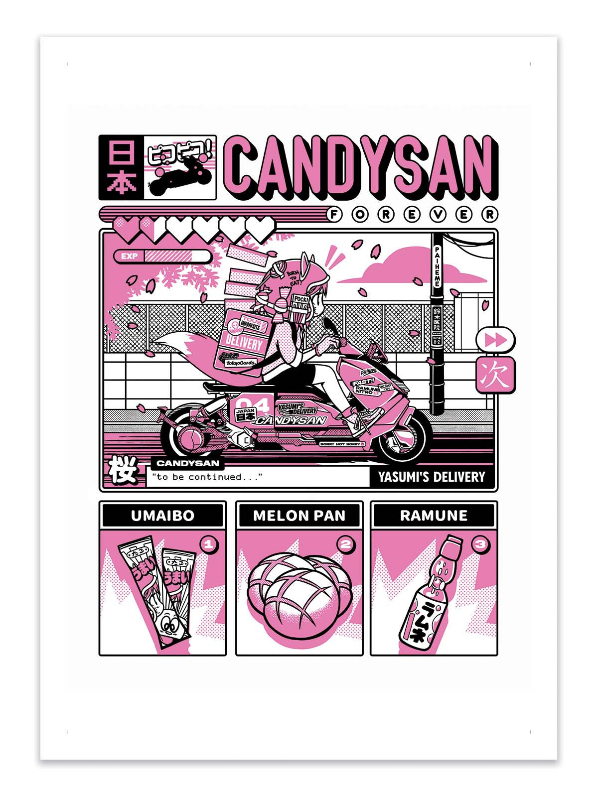 Art poster - Candysan - Paiheme Studio