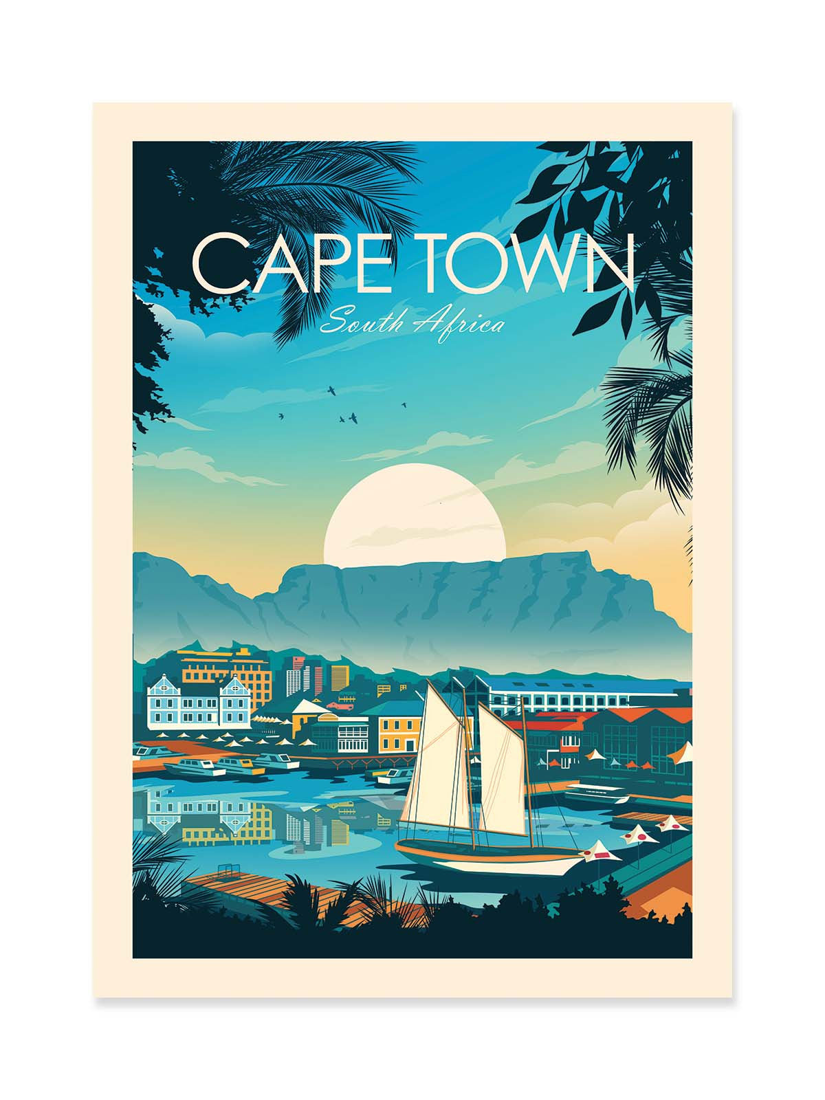 Art Poster - Cape Town - Studio Inception