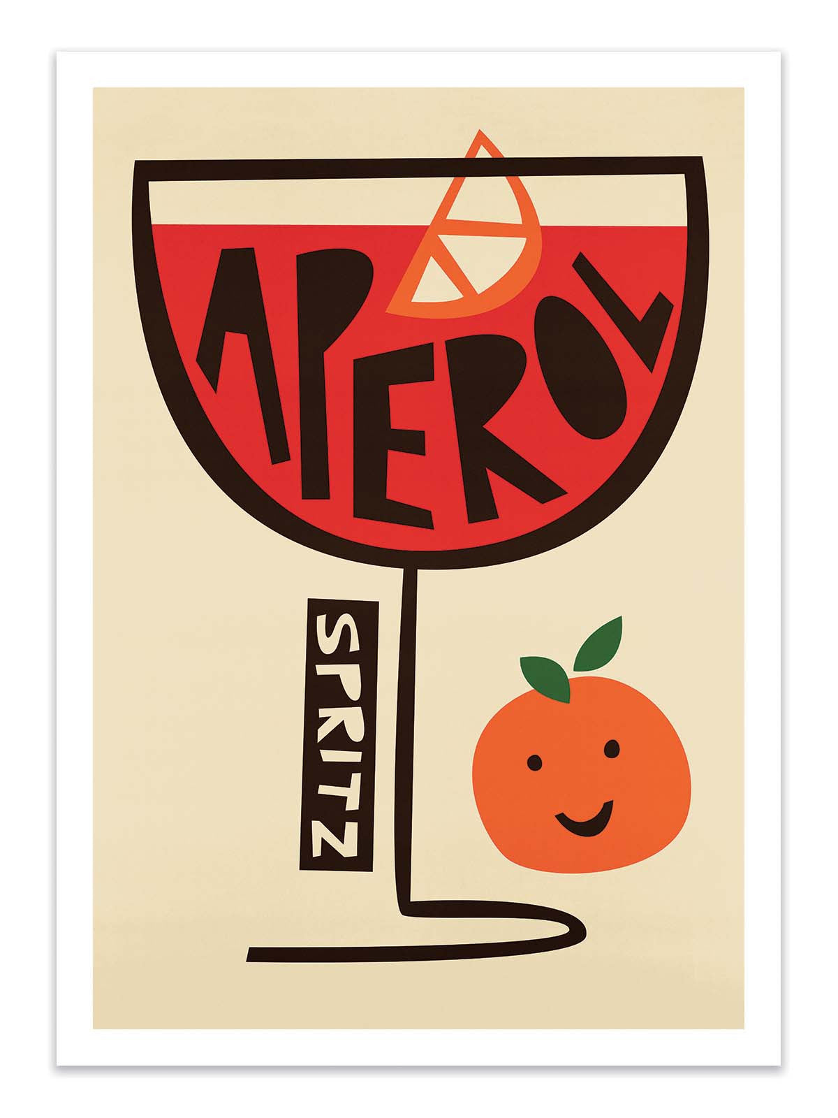 Affiche - Aperol Spritz - Fox and Velvet