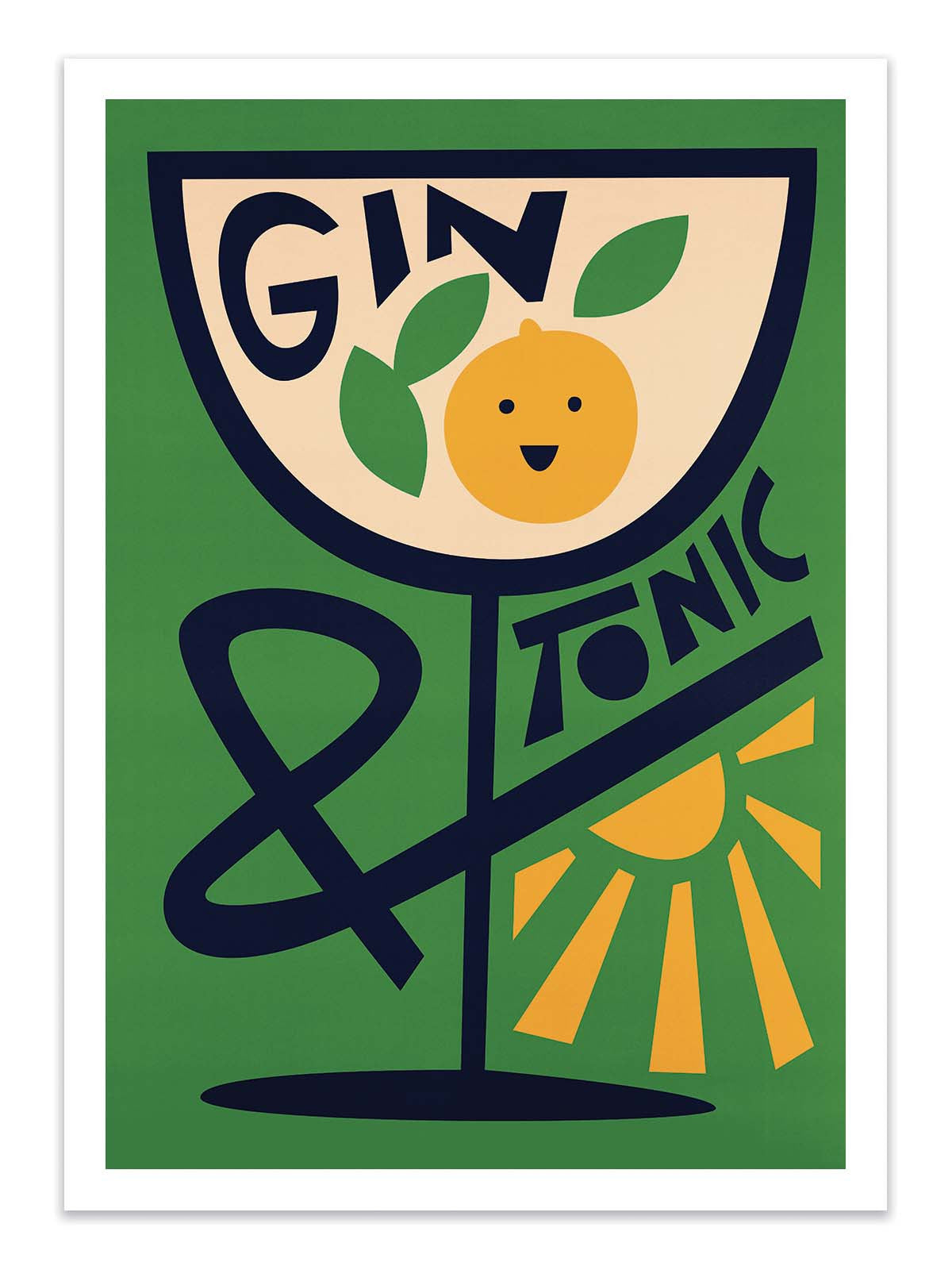 Affiche - Gin Tonic - Fox and Velvet