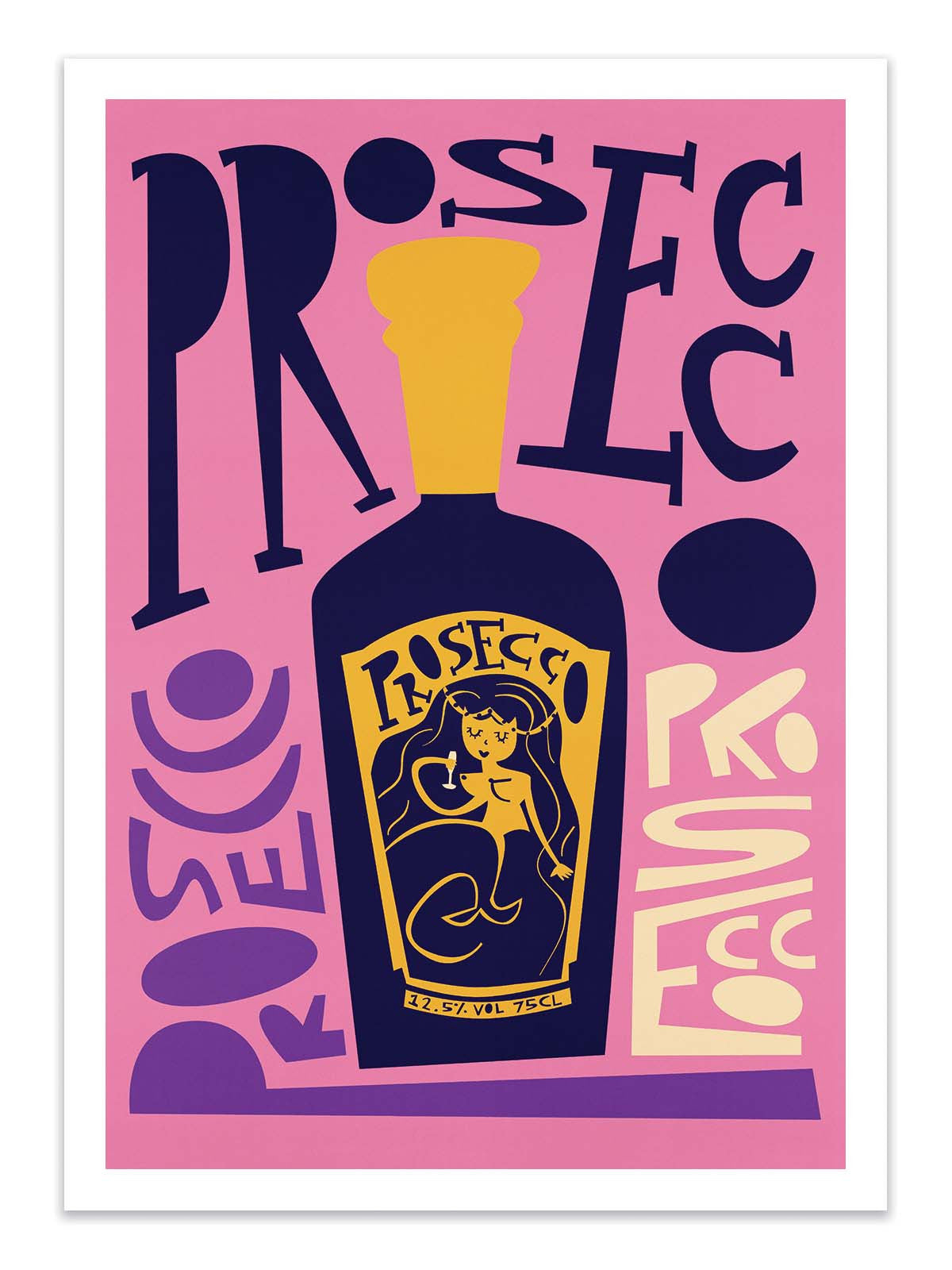 Art Poster - Prosecco - Fox and Velvet