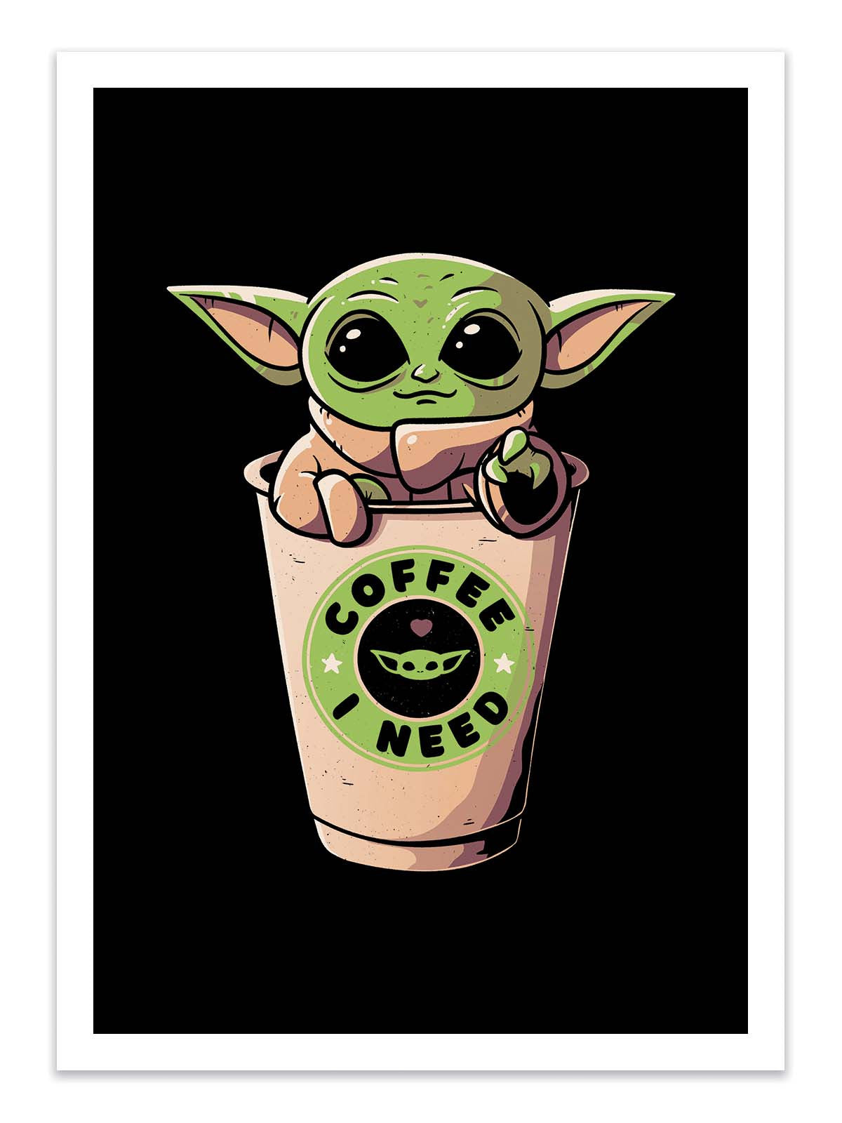 Art Print  - Coffee I need - EduEly