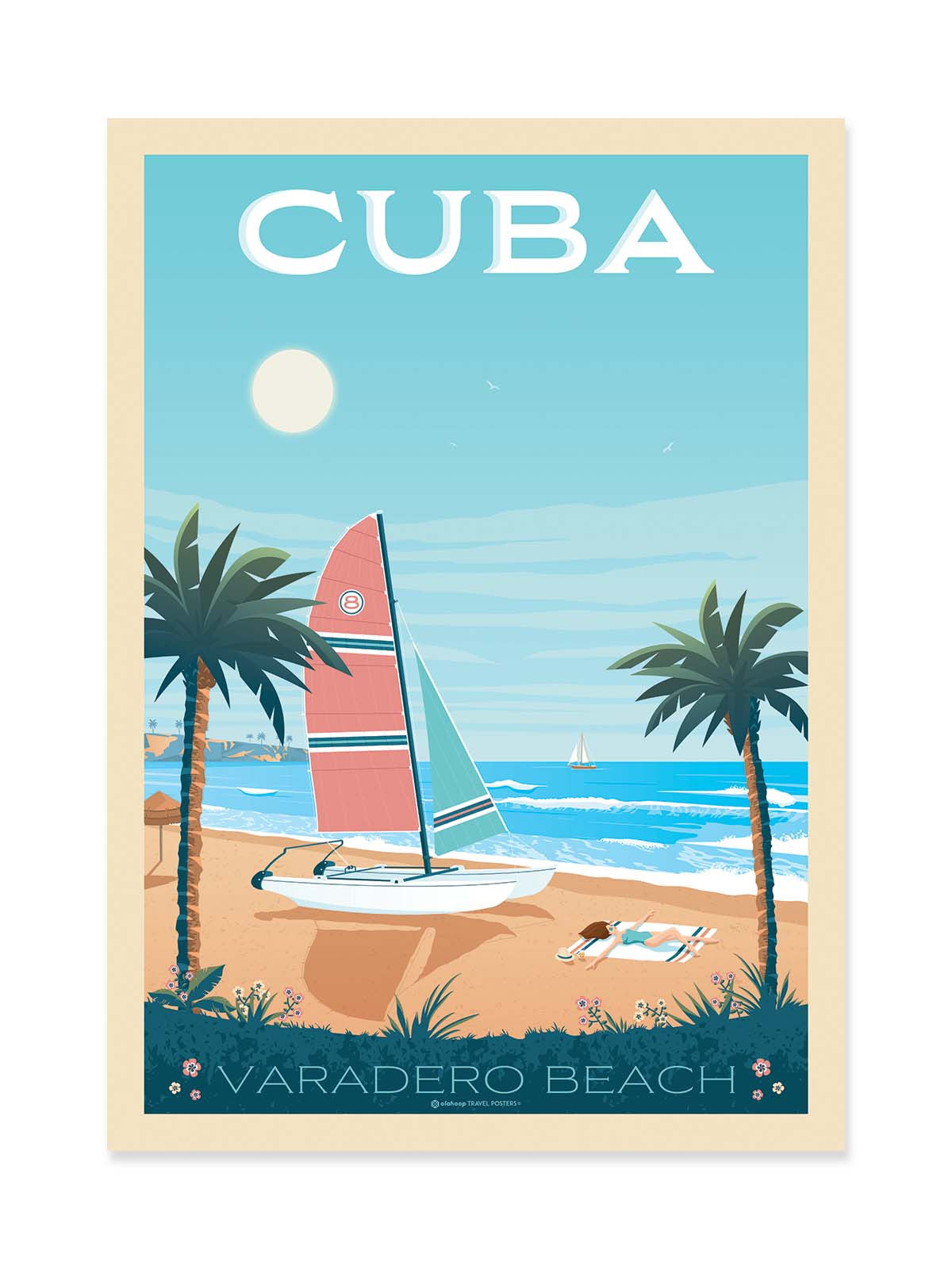 Art Poster - Cuba - Olahoop Travel Posters