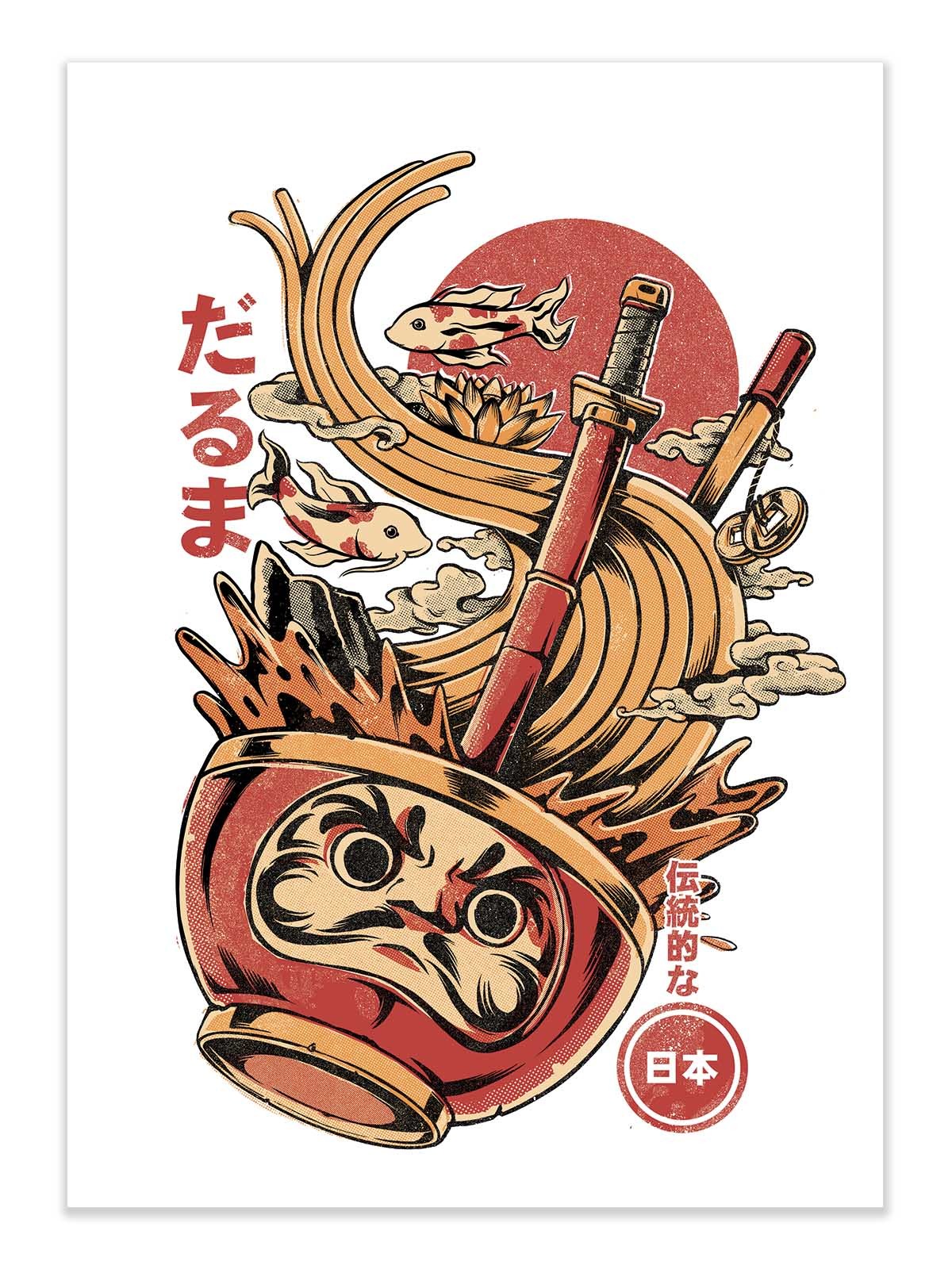 Art Poster - Daruma - Ilustrata