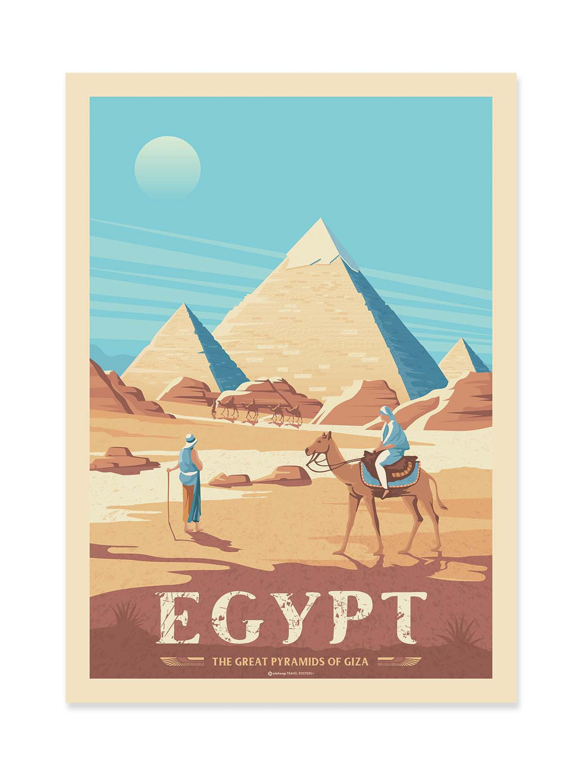 Art Poster - Egypt - Olahoop Travel Posters