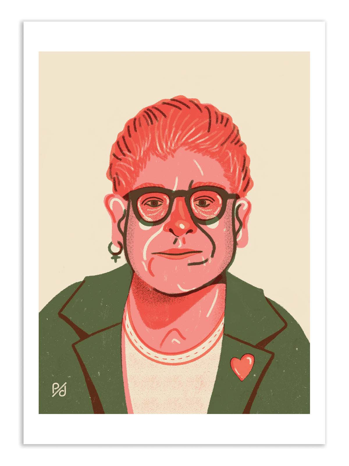 Art Poster - Elton John - Polina Jakimova