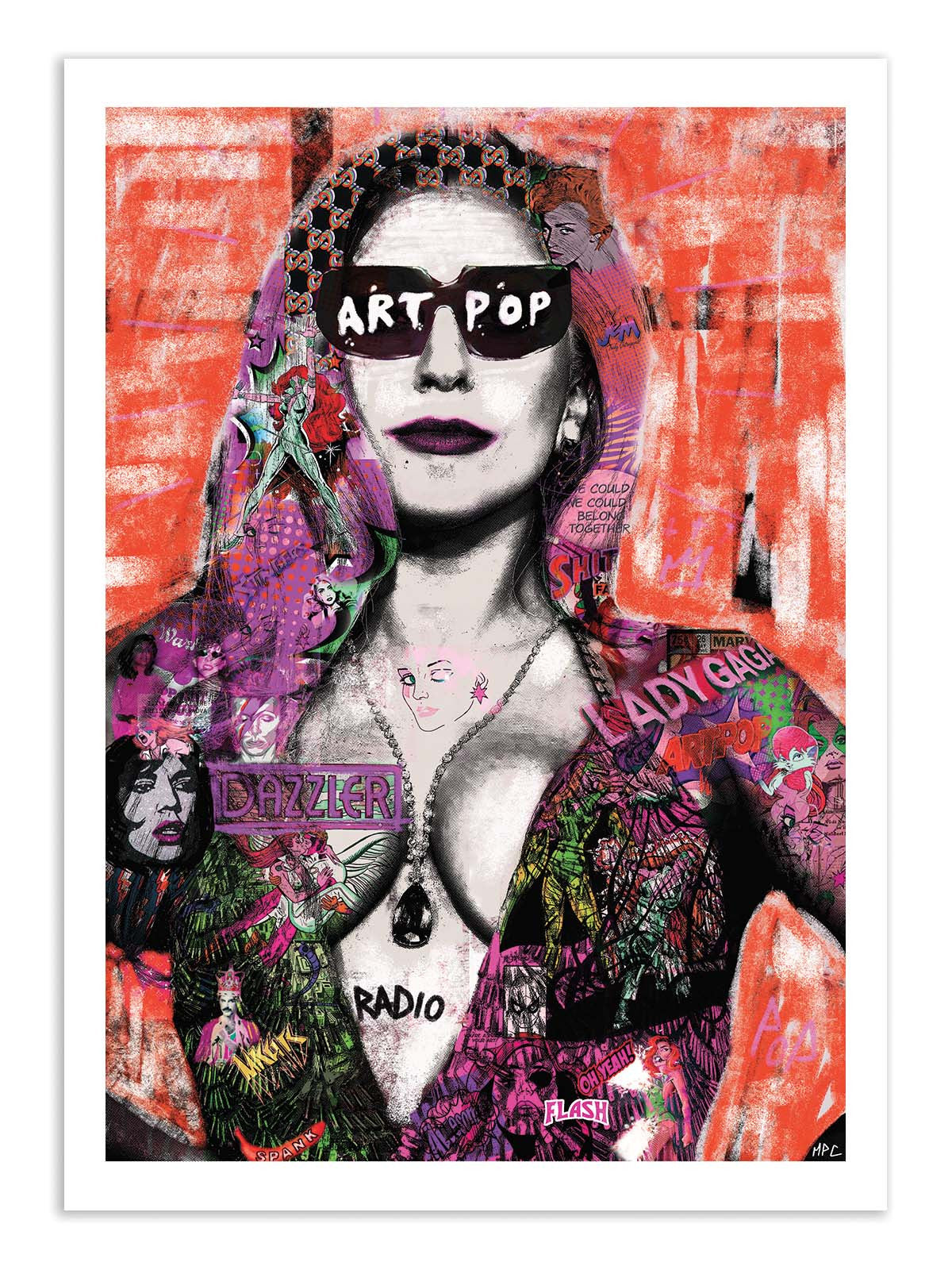 Art Poster - Gaga - Pablo Costa