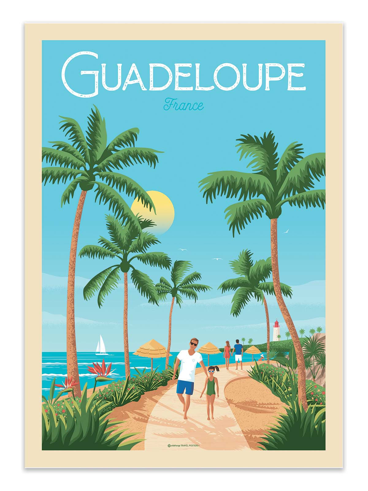 Art Poster - Guadeloupe - Studio Inception