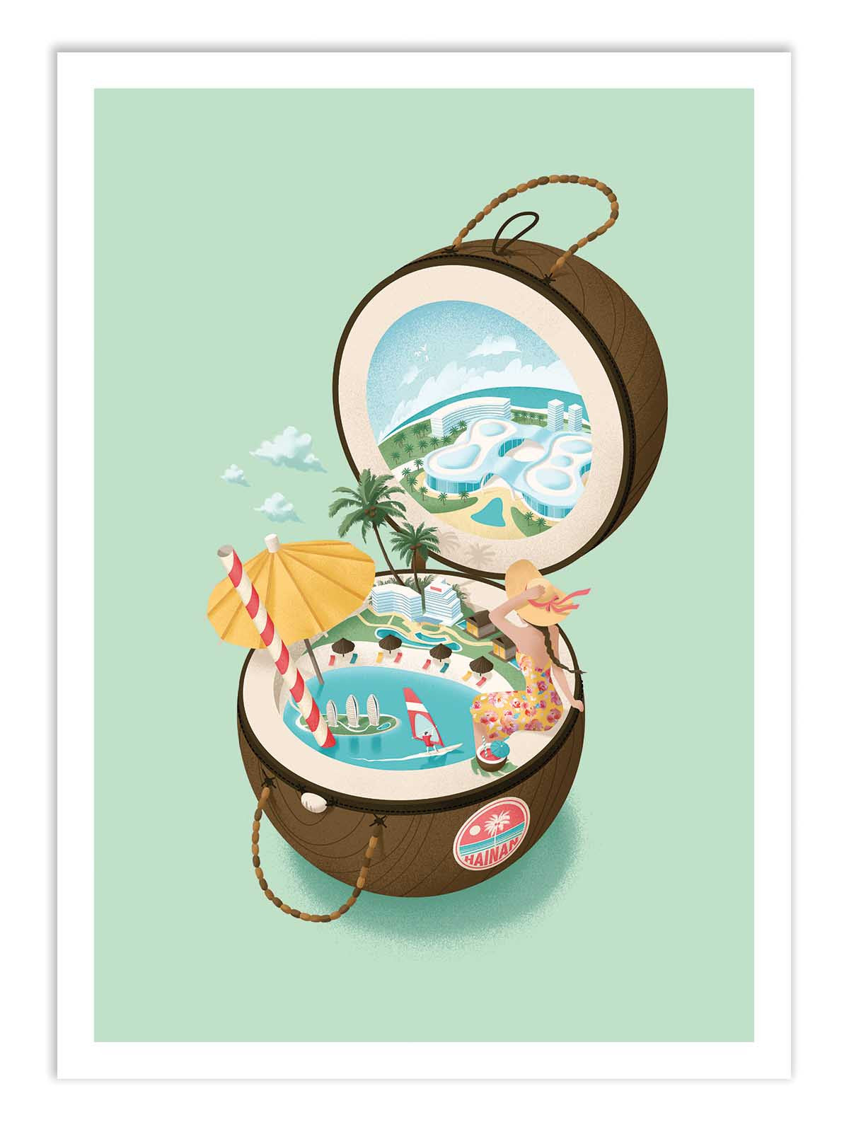 Affiche - Hainan - Andrea de Santis