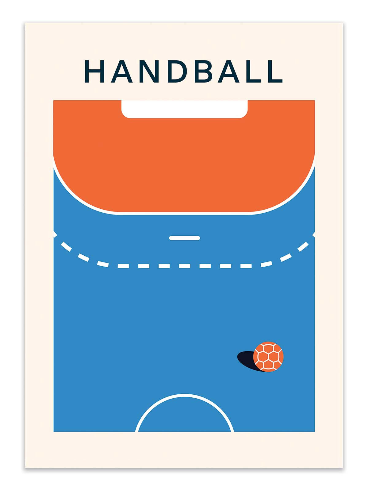 Art Poster  - Handball - Posuta